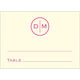 Circle Initials Folded Place Cards Image 6 of 7